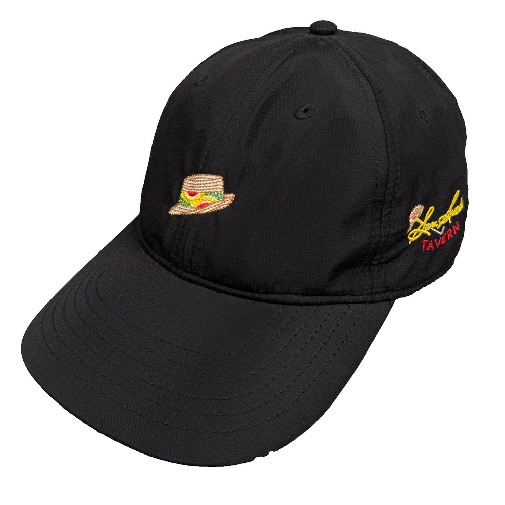 Sam Snead Tavern Hat Cap Black Q3 Performance Golf Embroidered Logo Adjustable